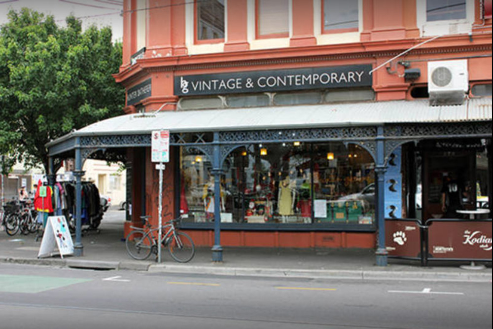 The storefront of the Hunter Gatherer store in Fitzroy